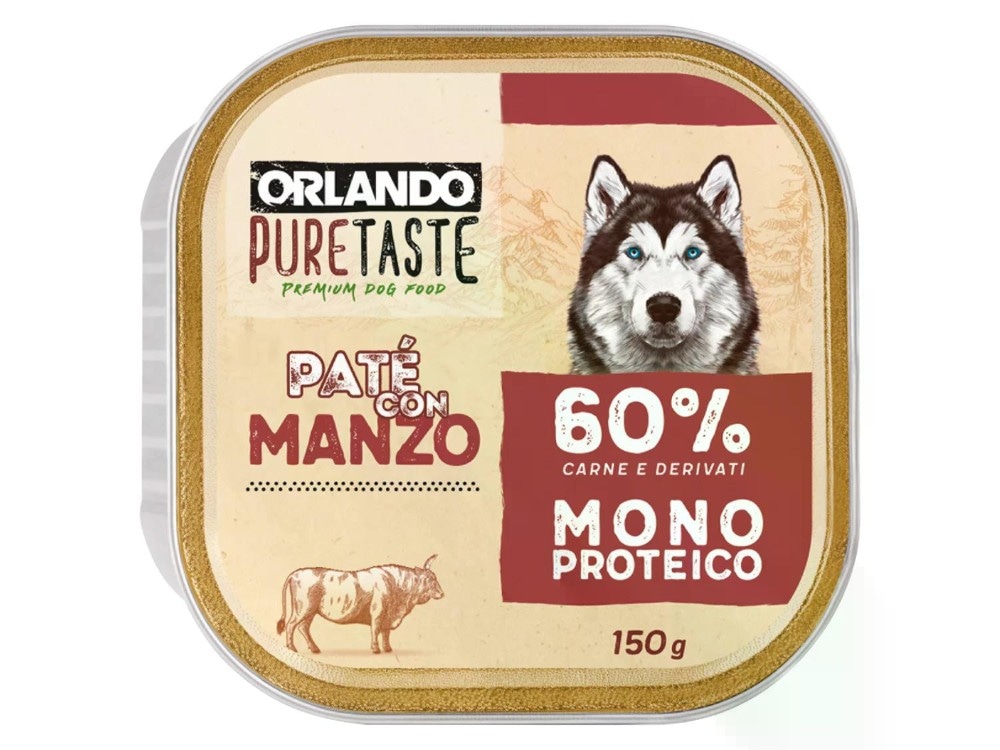 Paté per cani monoproteico 150 g Orlando Pure Taste in offerta da Lidl