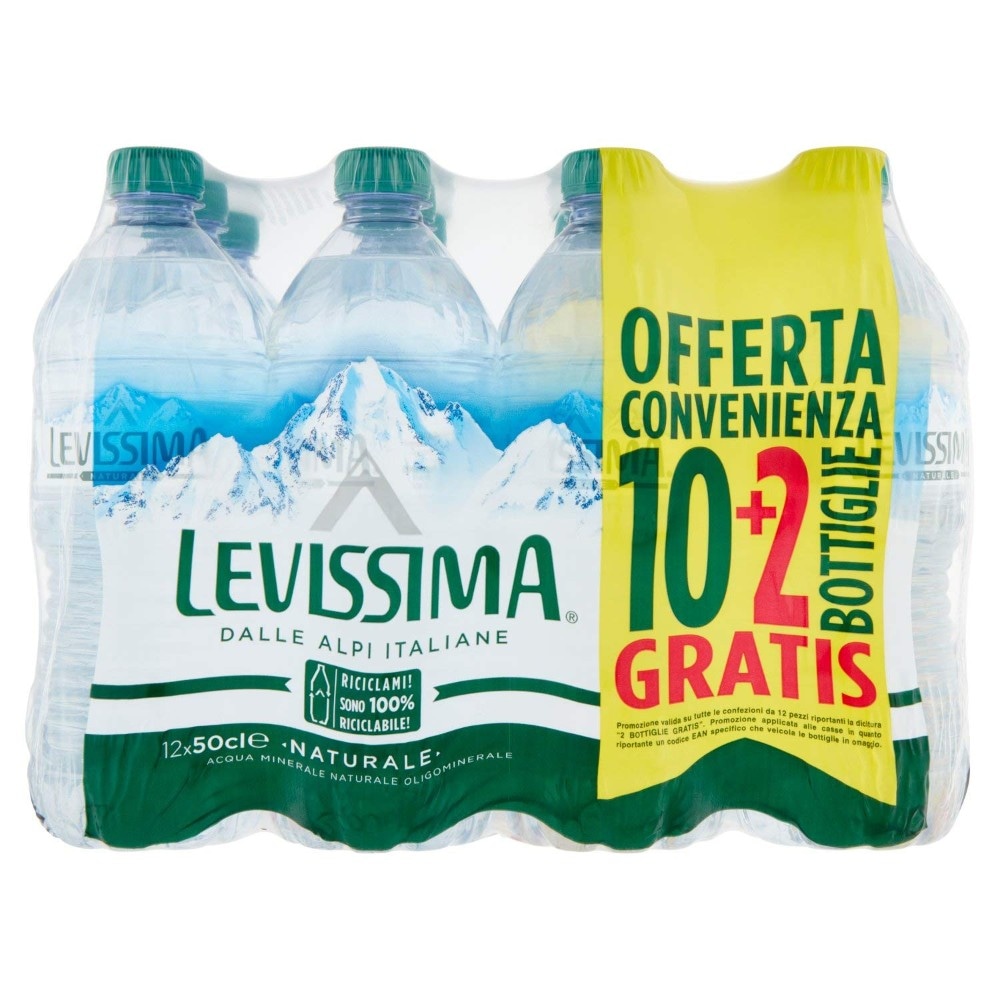 Acqua Naturale 12 x 500 ml Levissima in offerta da ALDI