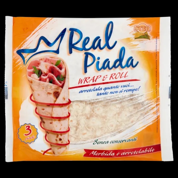Real Piada Wrap & Roll conf. da 3 maxi piade - Offerta nel negozio Bennet