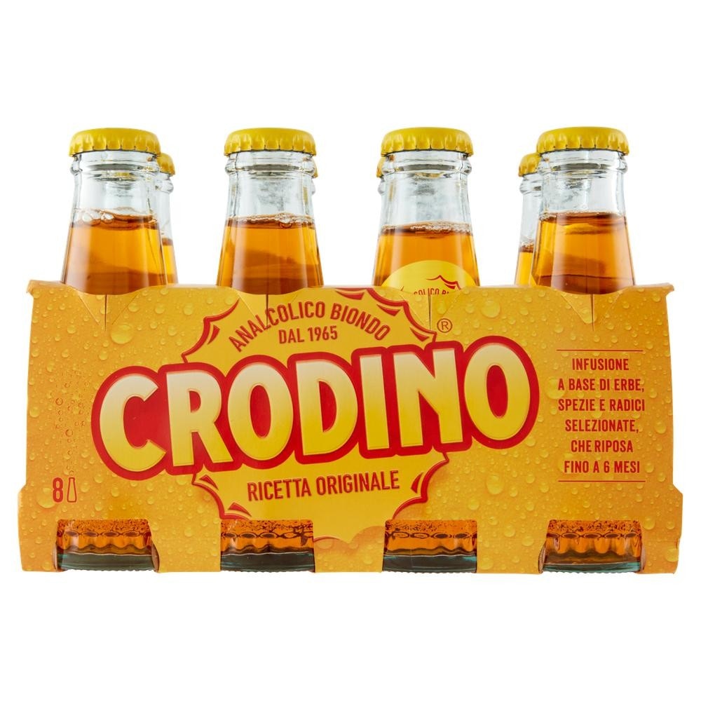 Aperitivo analcolico biondo o rosso Crodino 800 ml in offerta da Bennet