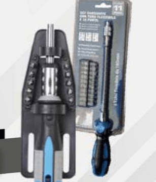 Cacciaviti a cricchetto con bits in offerta da Il Gigante