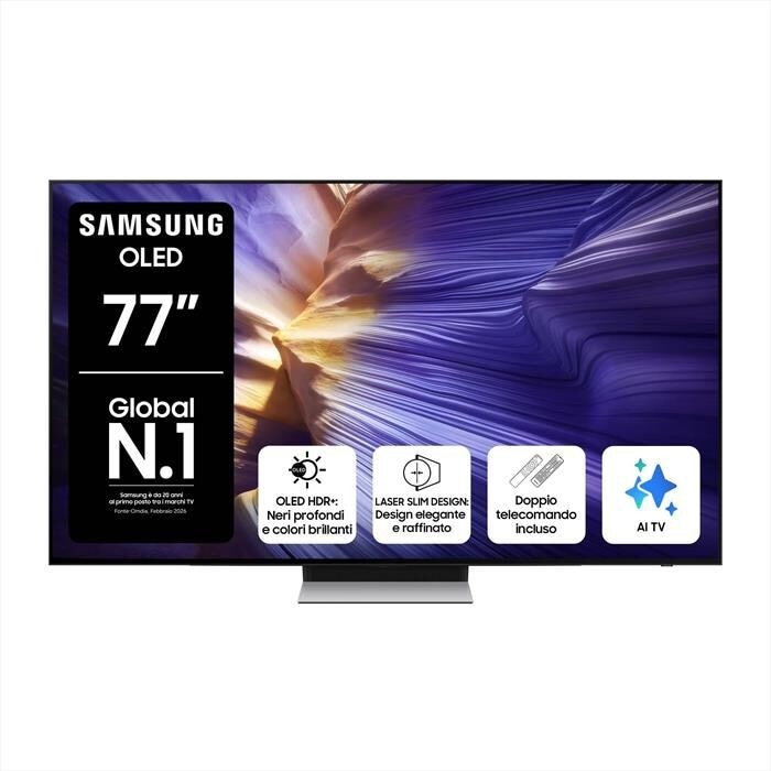 Samsung OLED TV 77" UHD 4K QE77S90FAEXZT in offerta da Comet