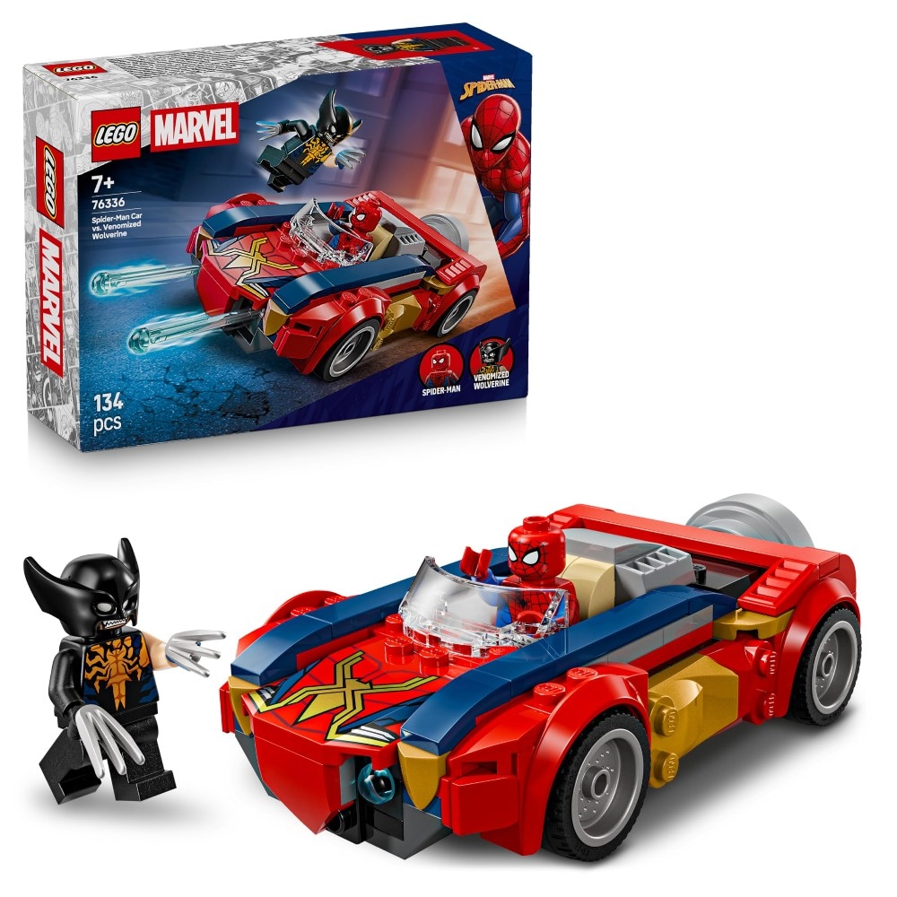 LEGO Friends Minimarket di Heartlake City o LEGO Marvel Auto di Spider-Man vs. Venomized Wolverine in offerta da Esselunga
