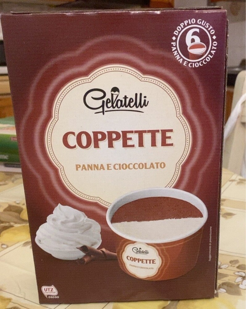 Coppette Panna & Cioccolato 6x 50 g confezione Gelatelli - Offerta nel negozio Lidl