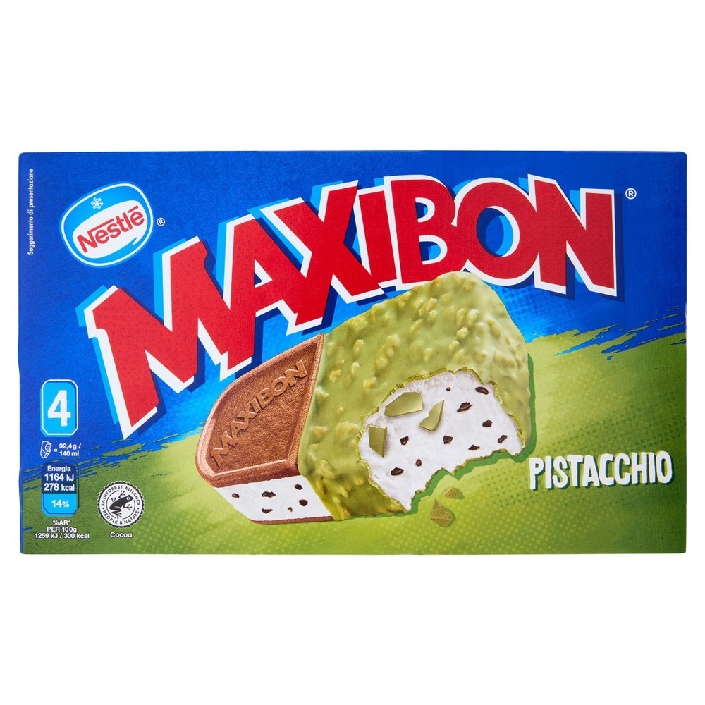 Maxibon al Pistacchio conf. da 4 pz, 370 g - Offerta nel negozio Penny