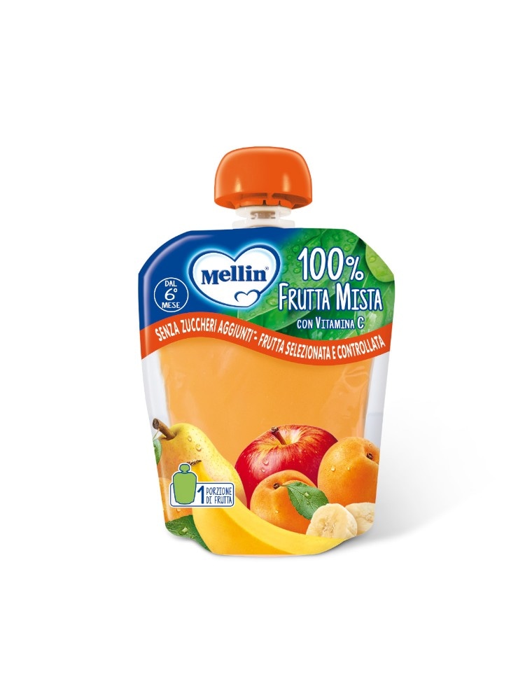 Pouch di frutta Mellin 90 g in offerta da Coop