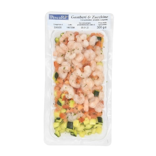 Gamberi con zucchine e pomodoro 300 g in offerta da Penny