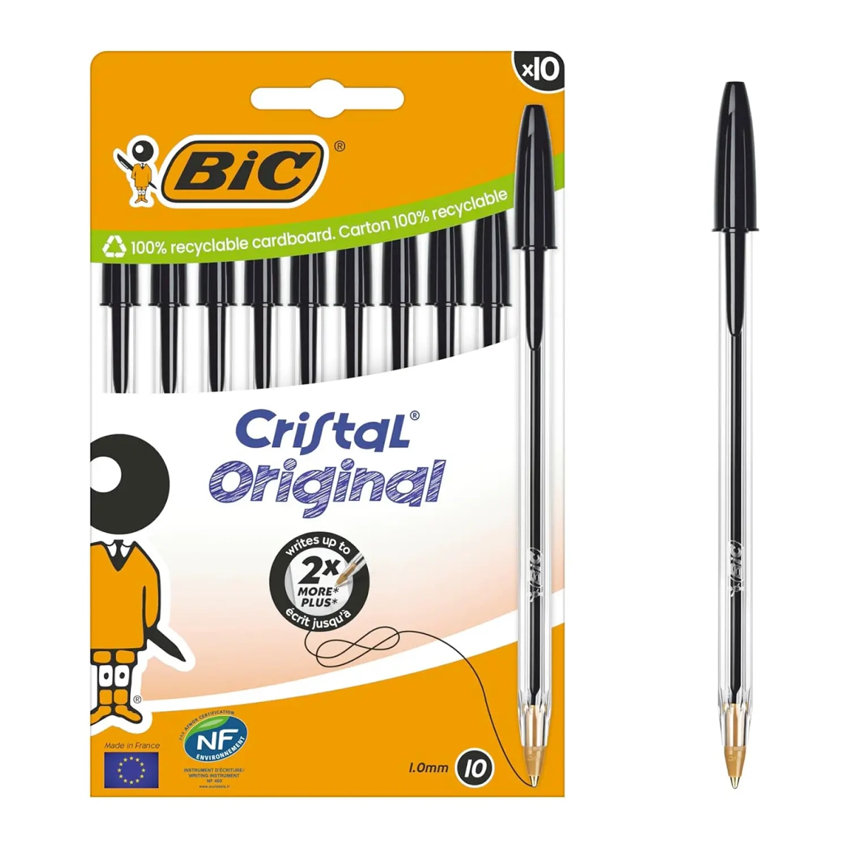 Bic penna Cristal 10pz in offerta da Maury's