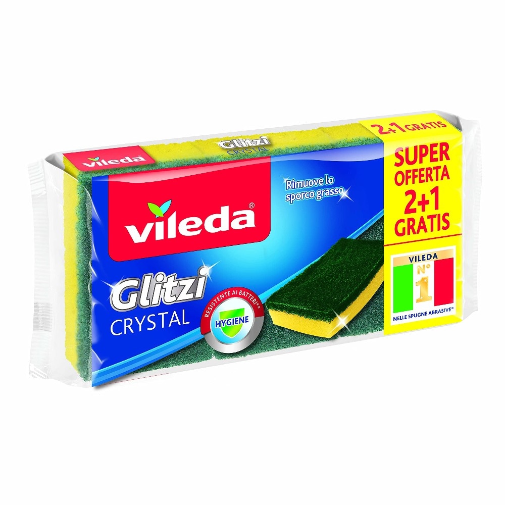 Vileda Glitzi Crystal spugna 3 pz in offerta da Tigota