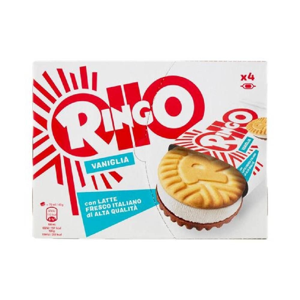 Gelato Vaniglia Ringo conf. da 4, g 160 Algida - Offerta nel negozio Bennet