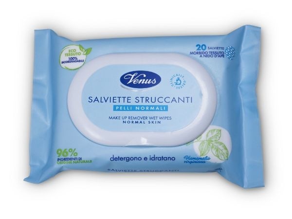 Venus salviette struccanti 20 pz in offerta da Tigota