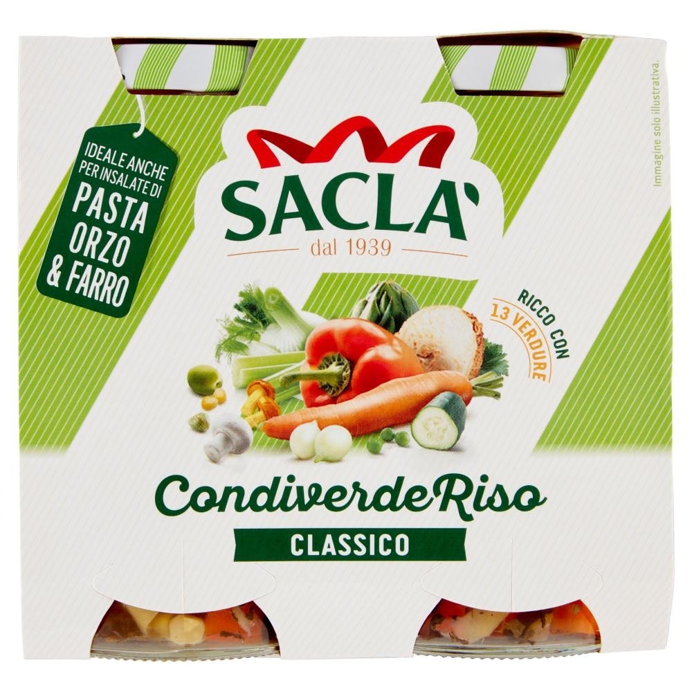 Condimento per Insalate di Riso Condiverde 2x290 g SACLA in offerta da Il Gigante