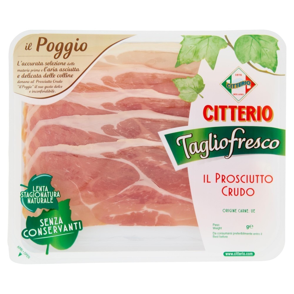 Prosciutto Crudo Il Poggio Citterio 90 g in offerta da Carrefour