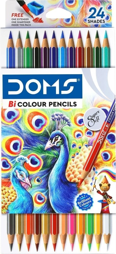 Matite colorate 24 pezzi DOMS in offerta da Iper La grande i