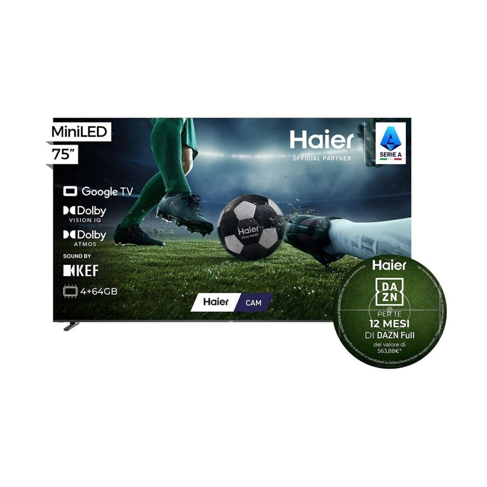 Smart TV QLED Mini LED Ultra Serie M92 H75M92FUX 75" HAIER in offerta da Comet