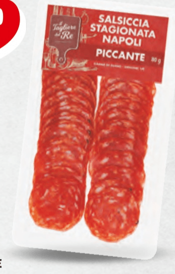 Salsiccia Napoli 80 g Il Tagliere del Re - Offerta nel negozio ALDI