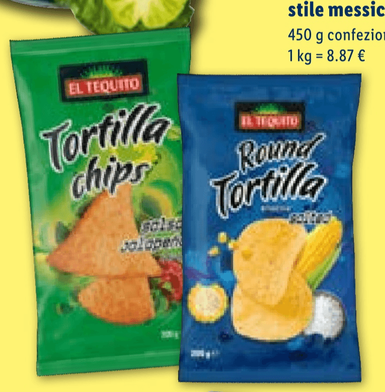 El Tequito Tortilla Chips 200 g - Offerta nel negozio Lidl