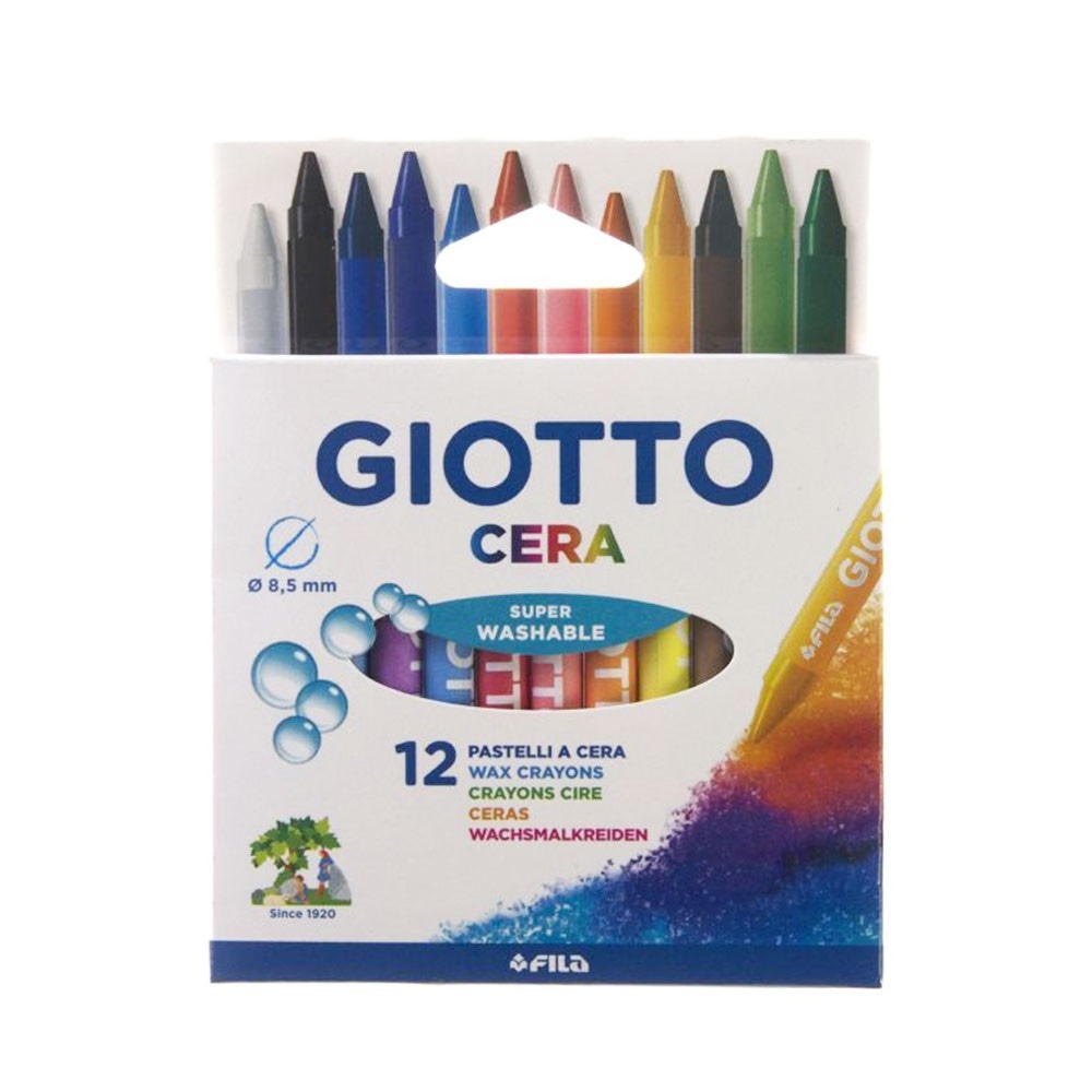 Giotto pastelli cera 12pz in offerta da Maury's