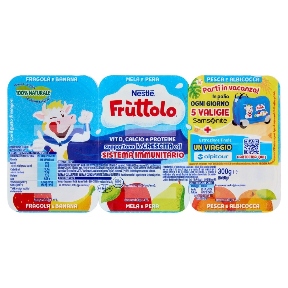 Fruttolo gusti assortiti 50 g x6 Nestlé in offerta da Iper La grande i