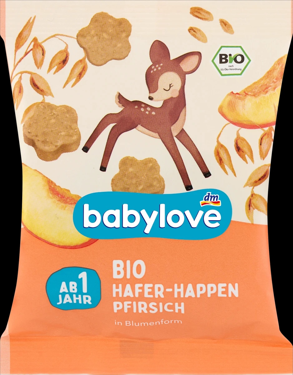 babylove snack di avena e frutta 40 g in offerta da Dm