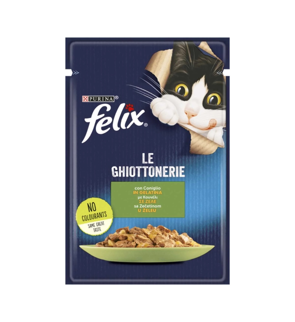 Felix Premium Le Ghiottonerie bocconcini gatto in gelatina 18 x 85 g confezione in offerta da Lidl
