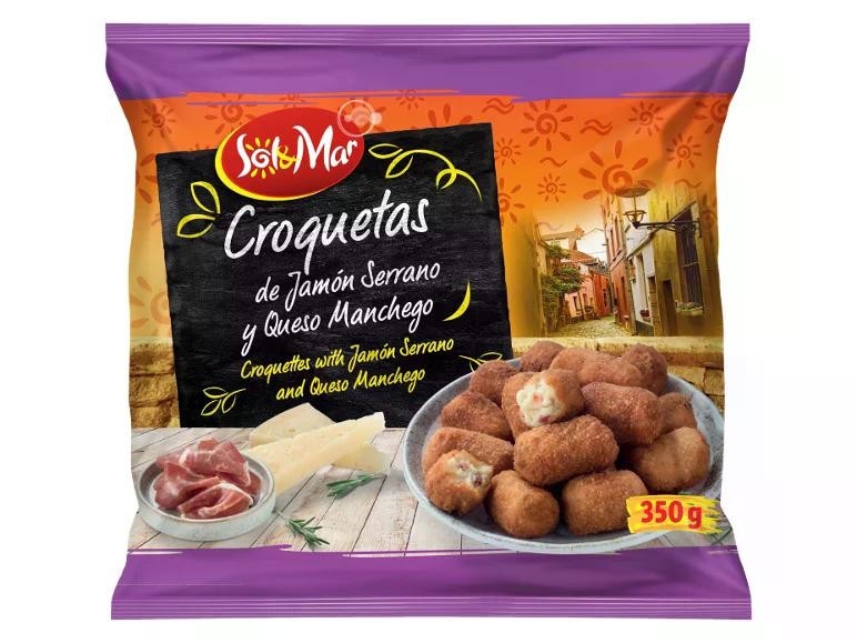 Crocchette con Jamón Serrano e Queso Manchego 350 g Sol&Mar in offerta da Lidl