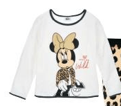 T-shirt o Legging Minnie Disney in offerta da Carrefour