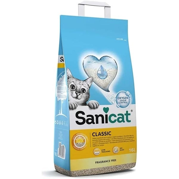 Sanicat Lettiera Assorbente Naturale 16 Lt - Offerta nel negozio Happy Casa
