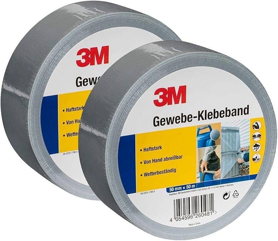 Nastro adesivo telato 50m x 50mm 3M - Offerta nel negozio Lidl