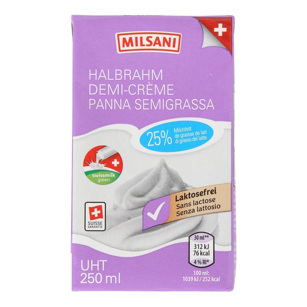 Panna UHT da Cucina Senza Lattosio 200 ml MILSANI - Offerta nel negozio ALDI