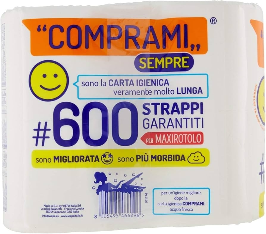 Carta igienica Comprami Sempre 8 maxirotoli - Offerta nel negozio Iper La grande i