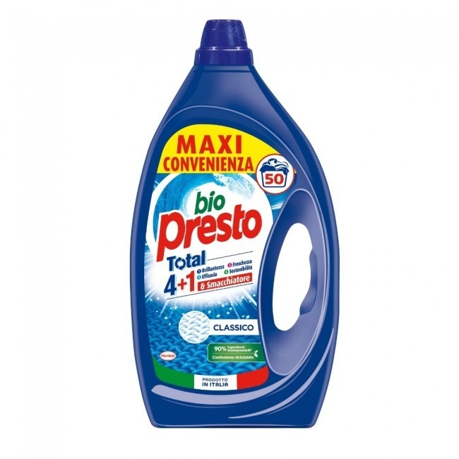 Bio Presto Liquido 50 lavaggi in offerta da Happy Casa