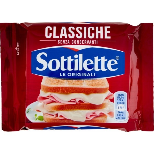 Sottilette Classiche 14 conf., 400 g in offerta da Bennet