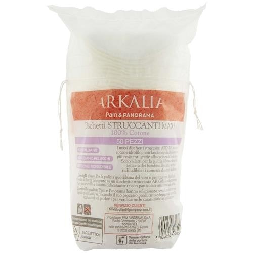 Dischetti struccanti in cotone Arkalia 80 pezzi in offerta da Panorama
