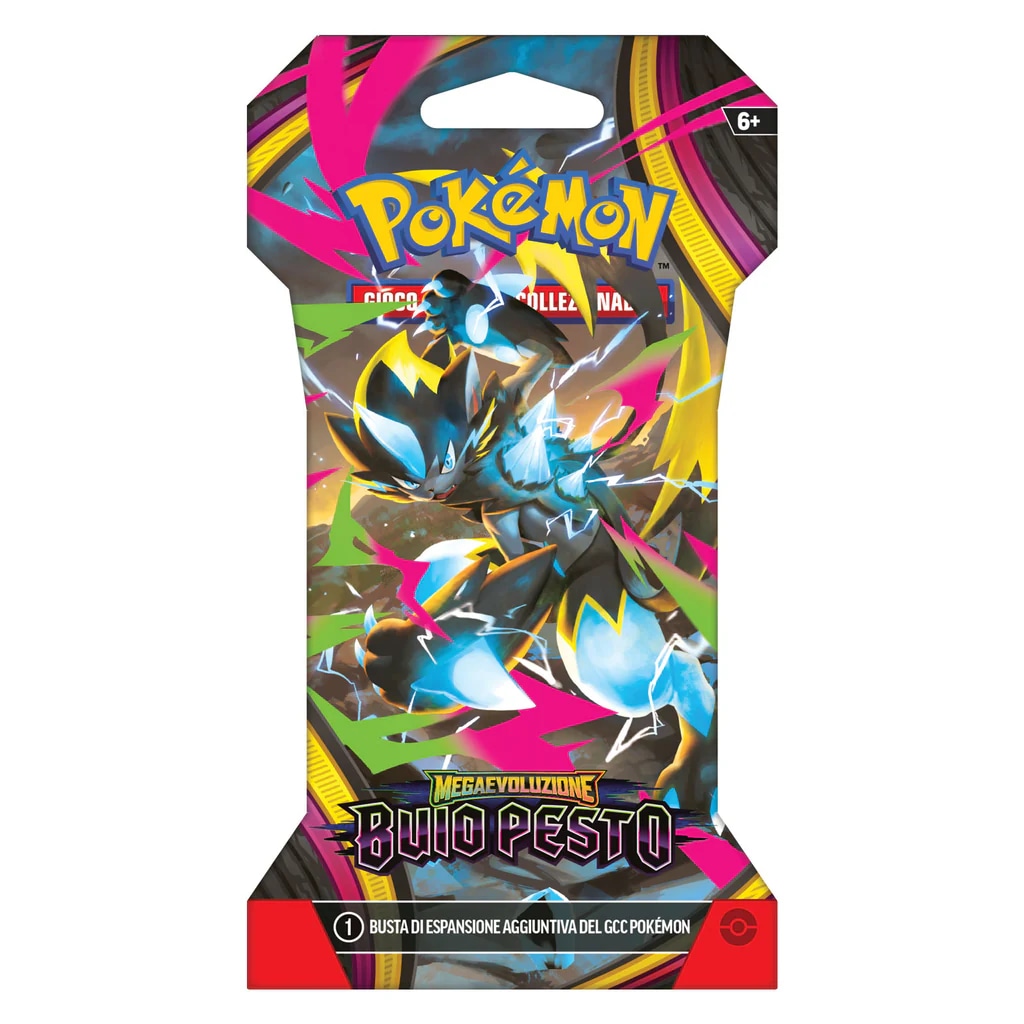 Megaevoluzione - Buio Pesto Busta in paper sleeve 10 carte in offerta da Comet