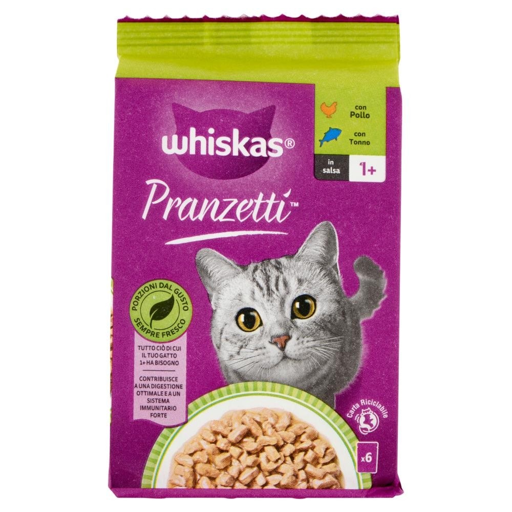 Alimento umido per gatti Pranzetti Whiskas 6 x 50 g in offerta da Coop