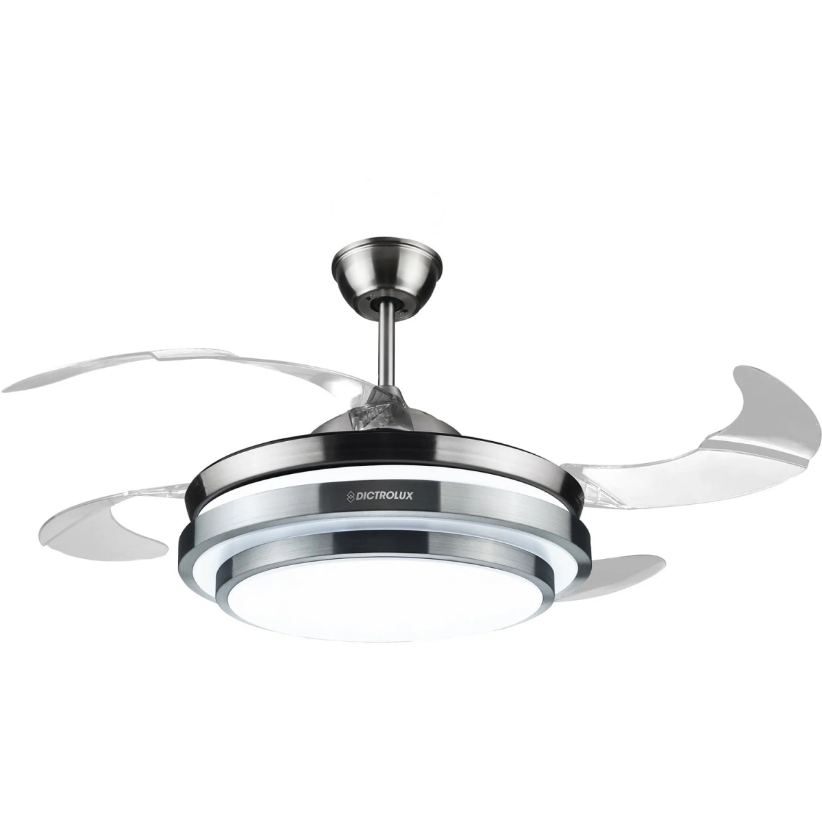 Ventilatore da Soffitto con Plafoniera LED DICTROLUX - Offerta nel negozio Happy Casa