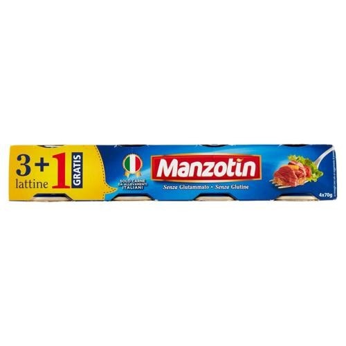 Manzotin Carne lessata in gelatina 70 g x3 +1 - Offerta nel negozio Iper La grande i