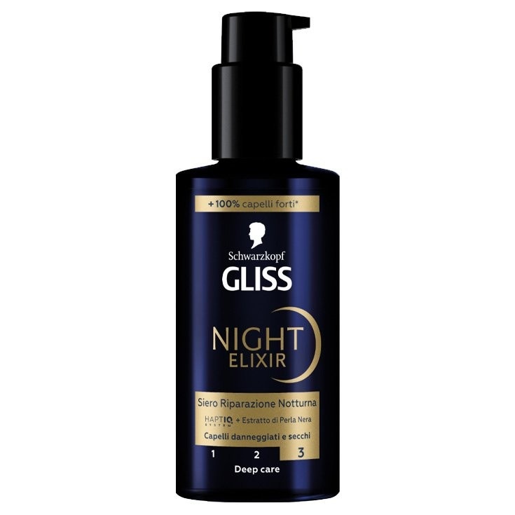 Siero per Capelli Riparazione Notturna Night Elixir Gliss 100 ml in offerta da Carrefour