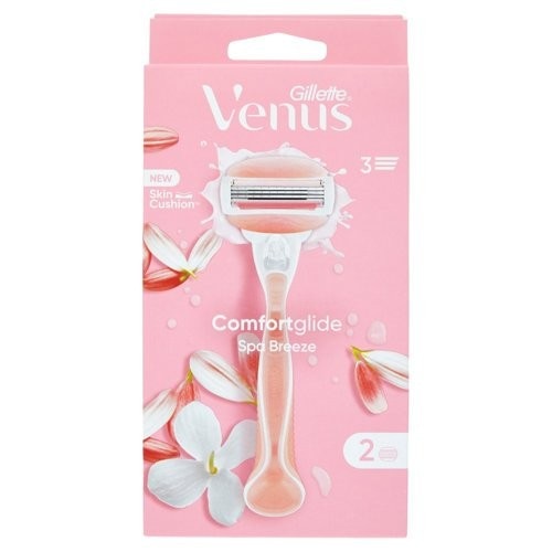 Rasoio donna ComfortGlide Spa Breeze 3 lame, 1 manico+2 ricariche GILLETTE VENUS - Offerta nel negozio Bennet