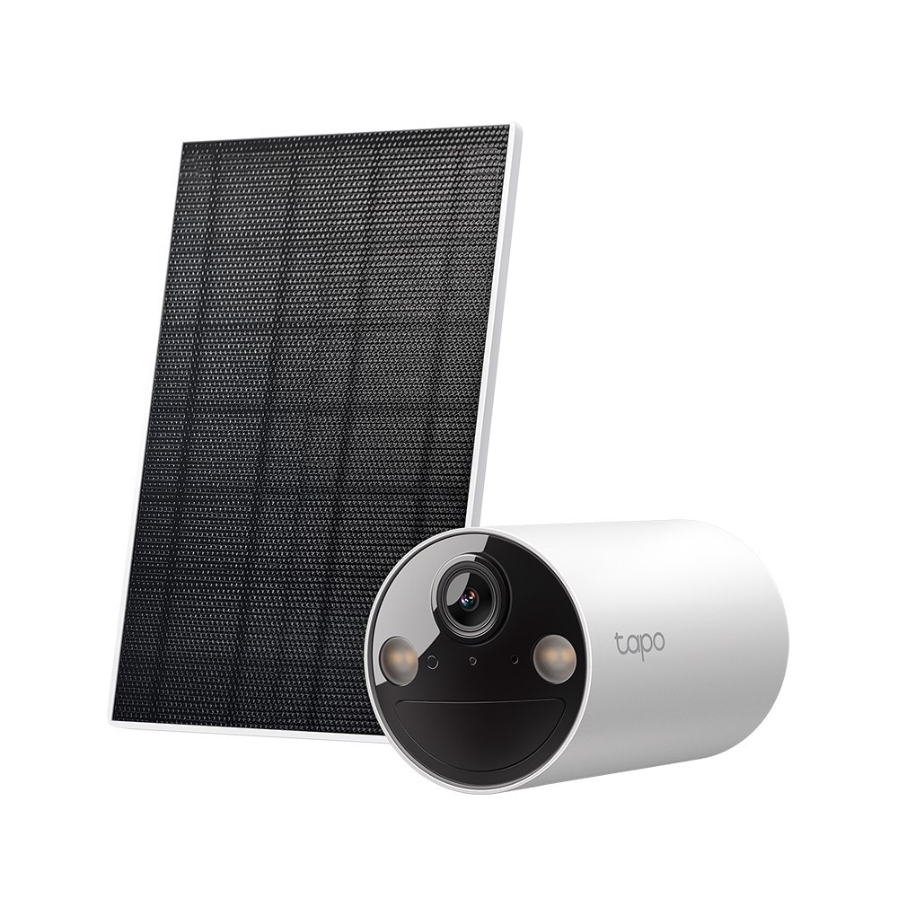 TP-Link Videocamera da Esterno TC82 Kit + Pannello Solare in offerta da Comet