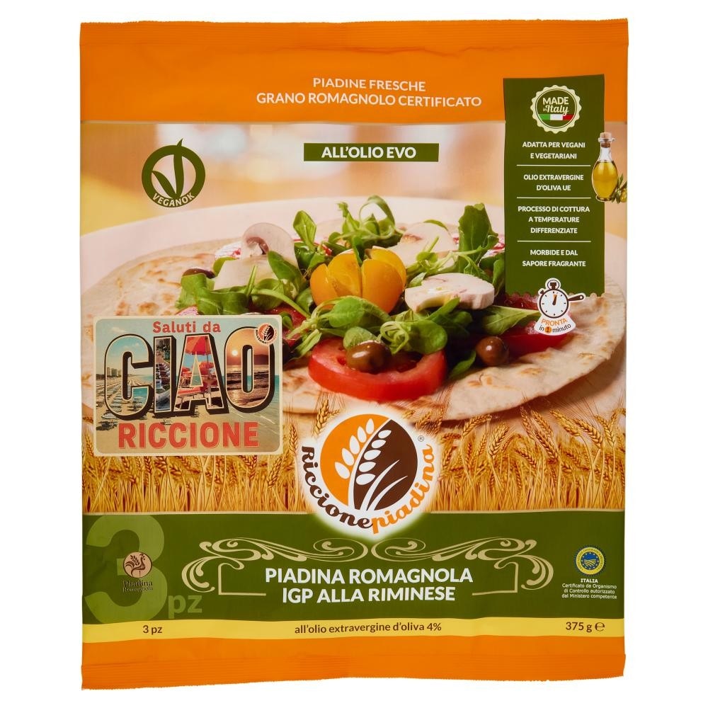 Piadina Olio Extra Vergine d'Oliva 300 g Carrefour in offerta da Carrefour