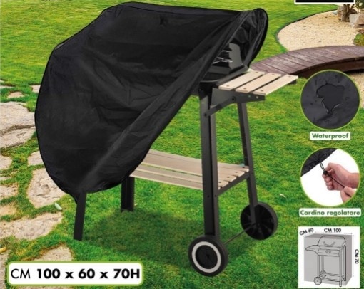 MA MAISON copertura protettiva barbecue rettangolare 100x60x70h cm in offerta da Maury's