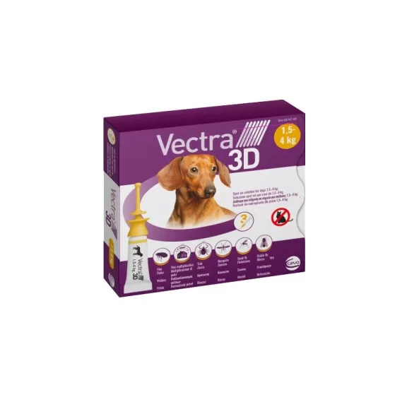Antiparassitario spot-on Vectra 3D per cani 3 pipette - Offerta nel negozio Coop