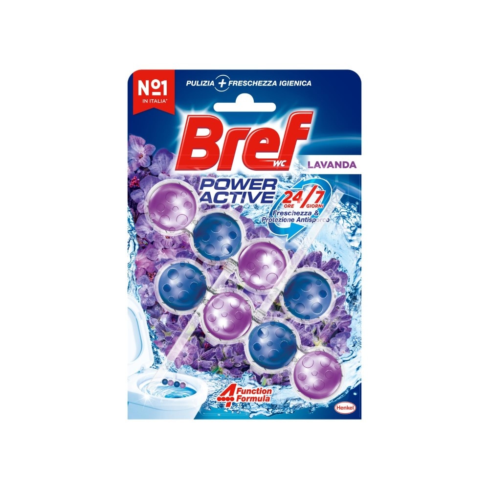 Tavoletta profumata per WC Power Activ conf. da 2 Bref in offerta da Bennet