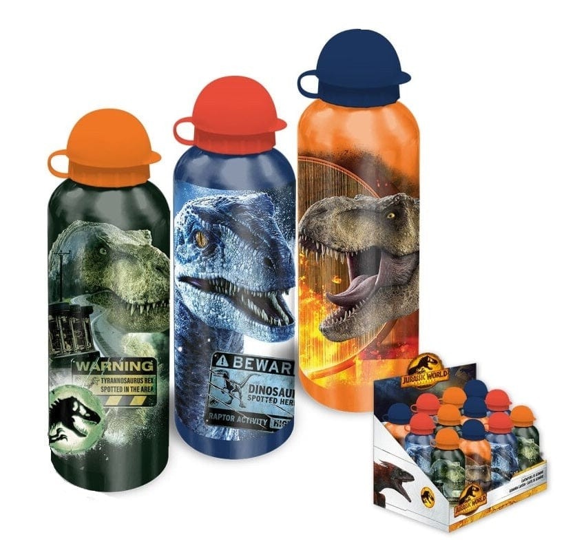 Borraccia Jurassic World/Barbie cad. in offerta da Eurospin