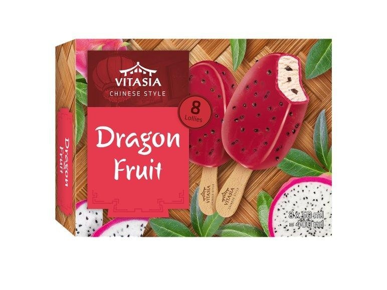VITASIA Gelato in stecco al dragon fruit 8 x 50 g in offerta da Lidl