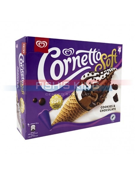 Cornetto Soft Cookie & Chocolate o Caramel 324 g in offerta da Carrefour