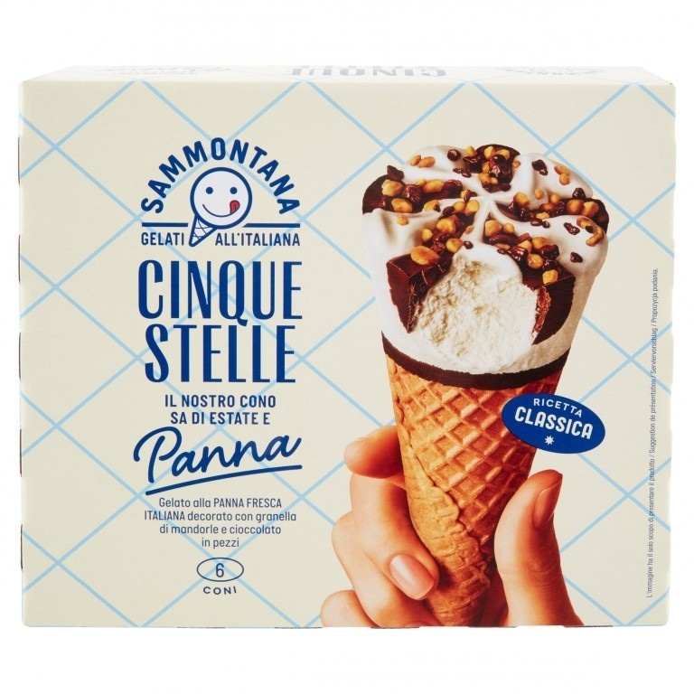 Cono Cinque Stelle Sammontana g 450 - Offerta nel negozio MD