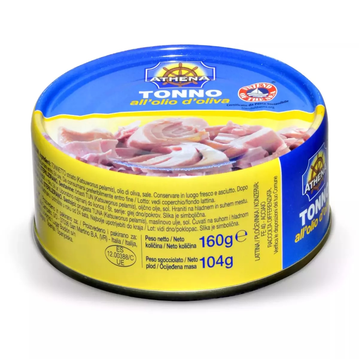 Athena tonno all'olio d'oliva 160 g in offerta da Eurospin